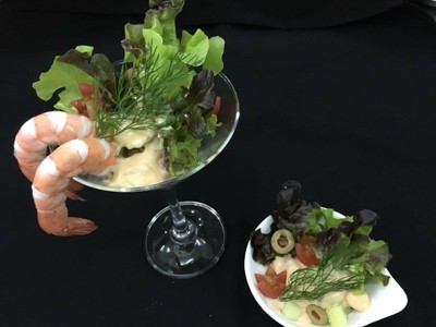 สลัดกุ้งลวก