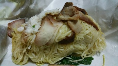 บะหมี่เกี๊ยวหมูแดงล้วน (ห่อ)