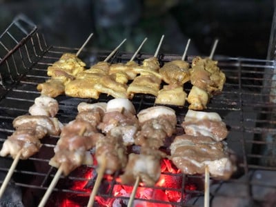 วิธีทำ หมูปิ้งกะทิ & ผงกะหรี่