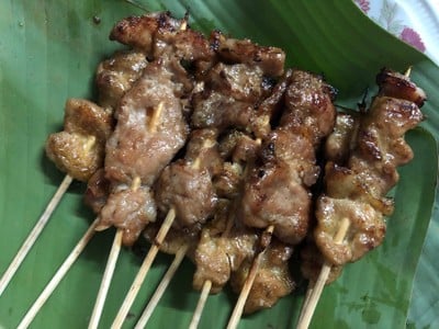 วิธีทำ หมูปิ้งกะทิ & ผงกะหรี่