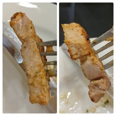 สเต๊กหมูคุโรบุตะกระทะร้อน