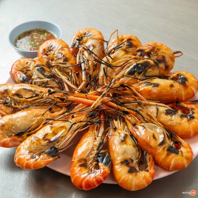 เมนูของร้าน กุ้งเพื่อนแพรว