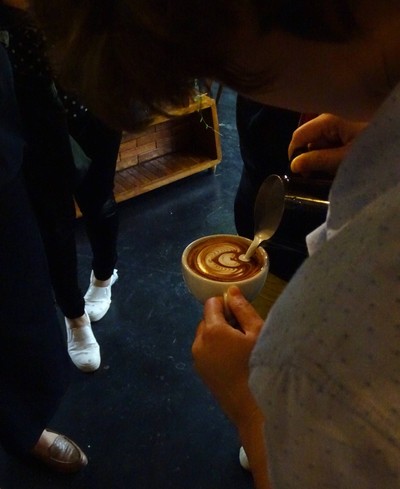 ลาเต้ร้อน