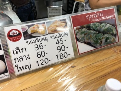 ป้ายราคาหรือสมุดเมนู