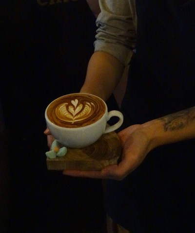 ลาเต้ร้อน