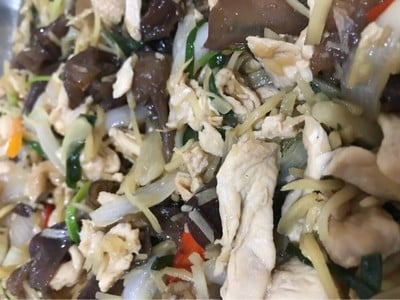 หมูผัดขิง หมูผัดขิง