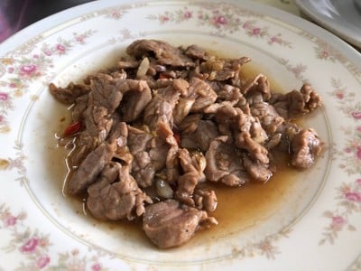เมนูของร้าน ฮั้นโภชนา