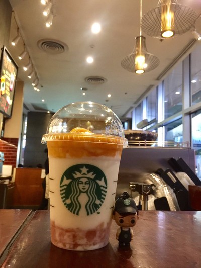 Apricot & Peach Yogurt Frappuccino