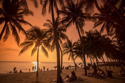 บรรยากาศ หาดบางแสน