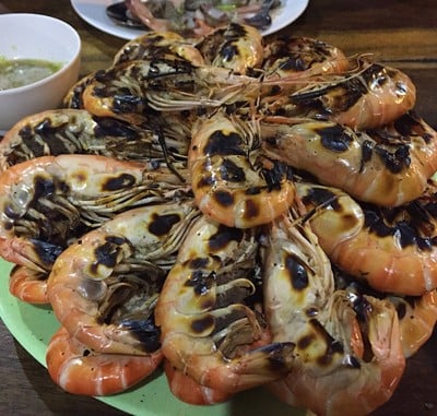 เมนูของร้าน ก.กุ้งบางแสน