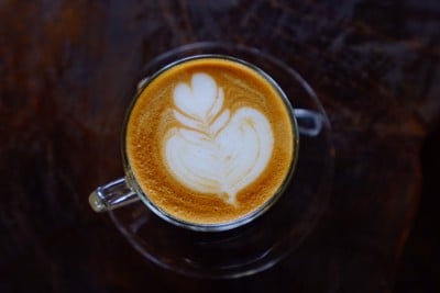 ลาเต้ร้อน