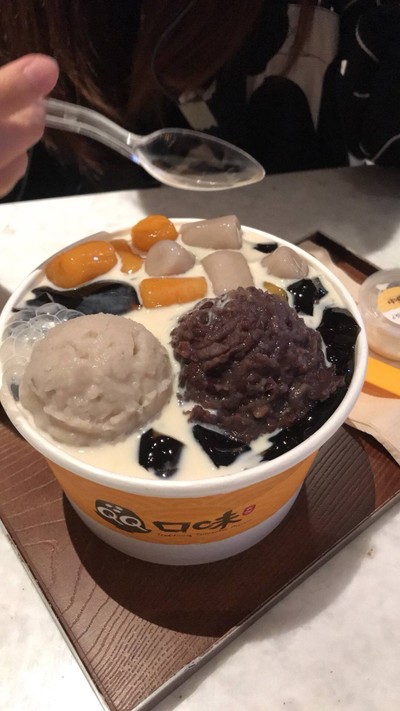 เมนูของร้าน QQ Dessert สยามพารากอน