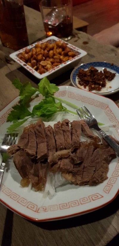 จิ้นนึ่งน้ำพริกข่า