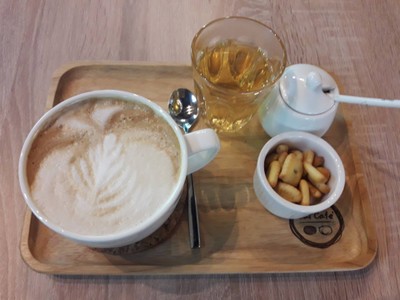 คาปูชิโน่ร้อน