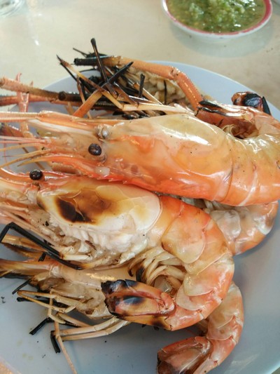 กุ้งเผา