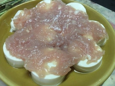 วิธีทำ เต้าหู้นึ่งหมูสับ วิธีทำ เต้าหู้นึ่งหมูสับ