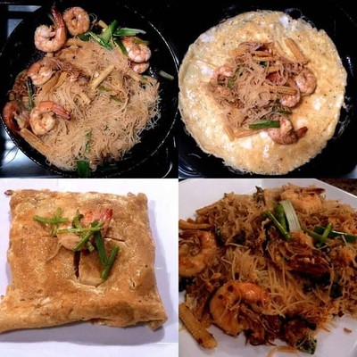 ผัดไทยห่อไข่ ผัดไทยห่อไข่
