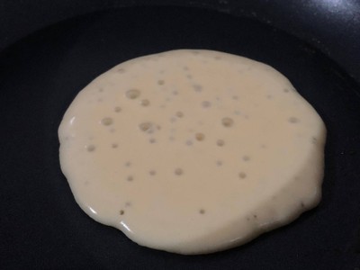 วิธีทำ แพนเค้กนมกล้วย