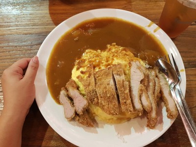 Tonkatsu Omelet Original Curry Rice