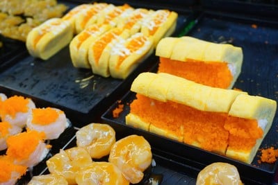 ข้าวนิ่มซูชิ ศูนย์อาหารแฮปปี้แลนด์ ข้าวนิ่มซูชิ ศูนย์อาหารแฮปปี้แลนด์