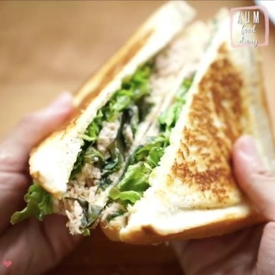 วิธีทำ แซนด์วิชทูน่า เมนูต้อนรับวันจันทร์