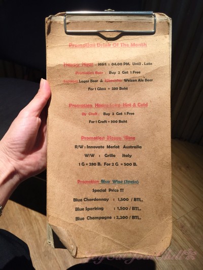 ป้ายราคาหรือสมุดเมนู