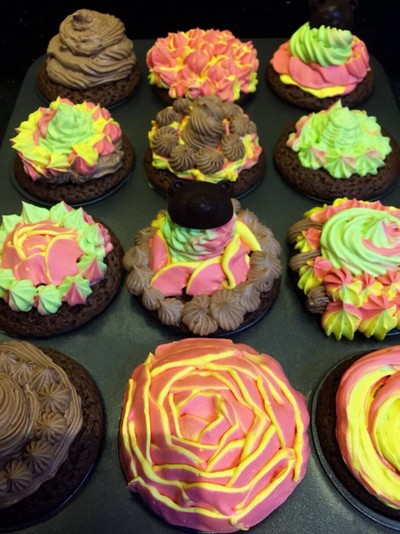 วิธีทำ คัพเค้กบราวนี่ Cupcake 