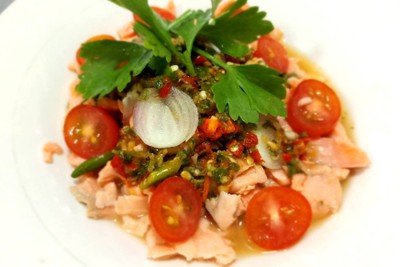 วิธีทำ ยำปลาเทราส์ แซ่บเวอร์ วิธีทำ ยำปลาเทราส์ แซ่บเวอร์