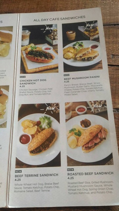 ป้ายราคาหรือสมุดเมนู