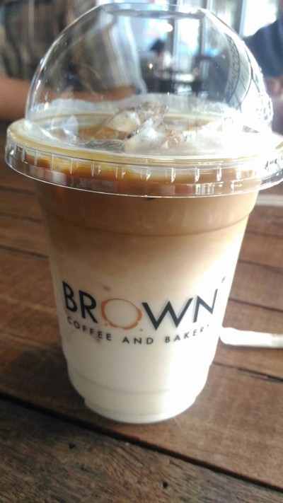 Brown Iced Latte