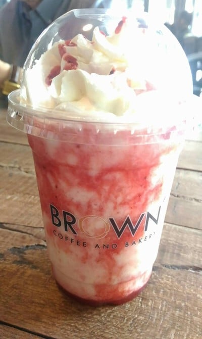 Strawberry smoothies