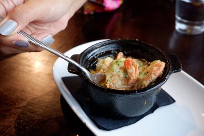 Grilled Prawn in Garlic Sauce