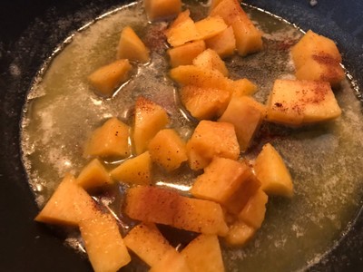 วิธีทำ Pancake with Peach Topping แพนเค้กหน้าลูกพีช วิธีทำ Pancake with Peach Topping แพนเค้กหน้าลูกพีช