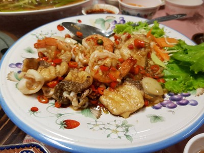 ทะเลผัดพริกเกลือ