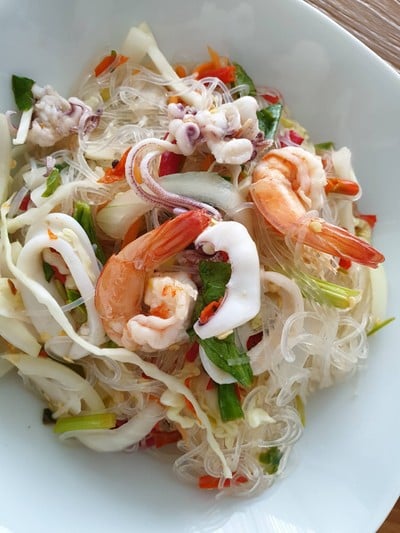 เมนูของร้าน แซ่บวัน ตำซั่ว ดั้งเดิม