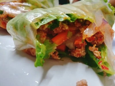 เมี่ยงลาบหมู