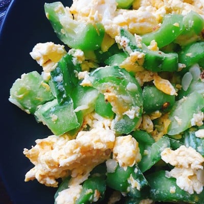 วิธีทำ บวบผัดไข่ วิธีทำ บวบผัดไข่