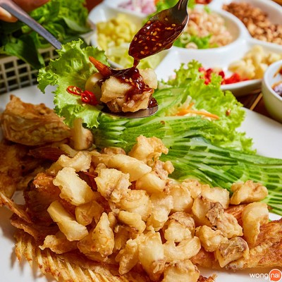 เมนูของร้าน ครัวสวนปลา