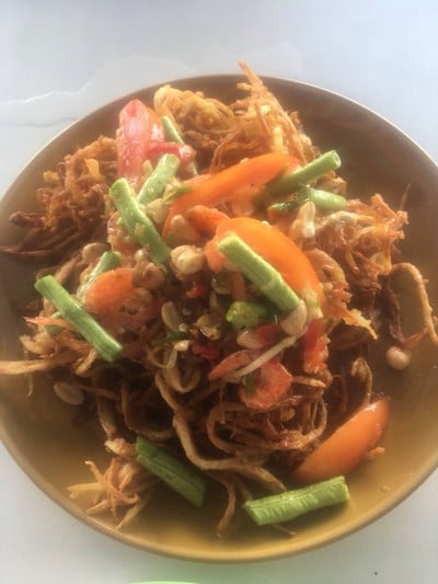 ส้มตำทอด