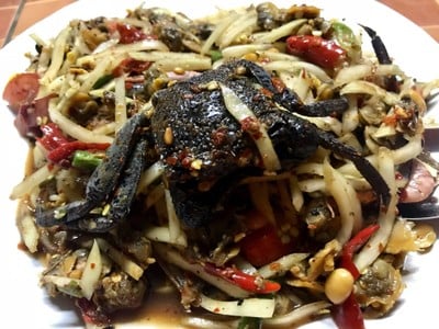 ส้มตำปูปลาร้า