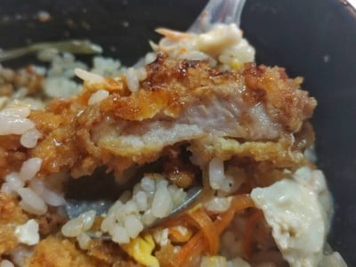 ข้าวหน้าหมูทอด