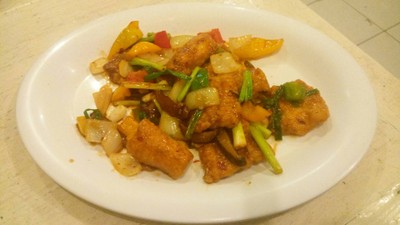 ปลาผัดพริกเสฉวน