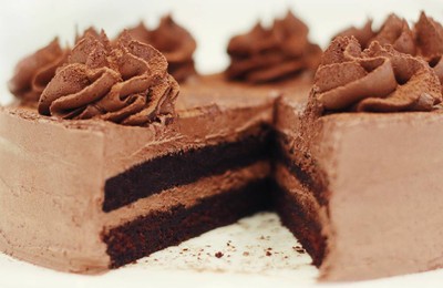 Vegan Chocolate Cake  (เค้กช็อกโกแลตเจ)