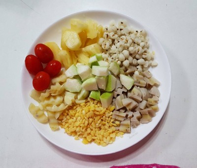 วิธีทำ soy โยเกิร์ต&ผลไม้รวม