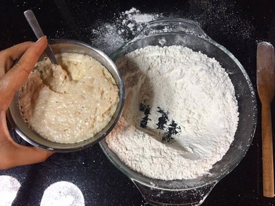 วิธีทำ โดนัท นวดมือ