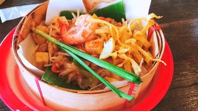 ผัดไทยโบราณเต้าหู้มะขาม