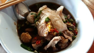 เมนูของร้าน เฮียจั๊วก๋วยเตี๋ยวเรือ