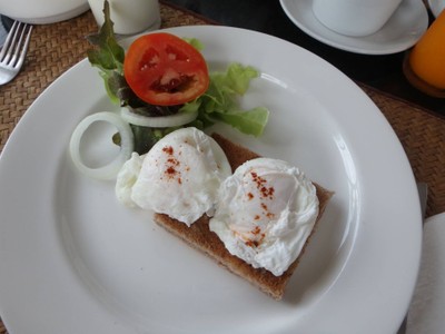 Poached eggs