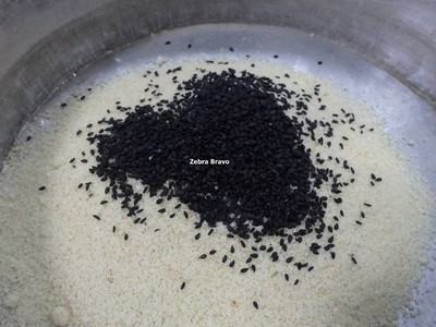 วิธีทำ ขนมปังขาไก่งาดำ (เจ)