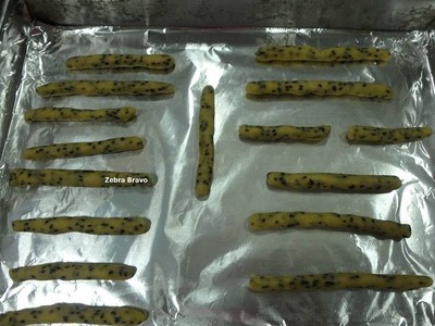 วิธีทำ ขนมปังขาไก่งาดำ (เจ)